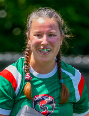 Coraline Brochet, player at Rugby Club de Montréal