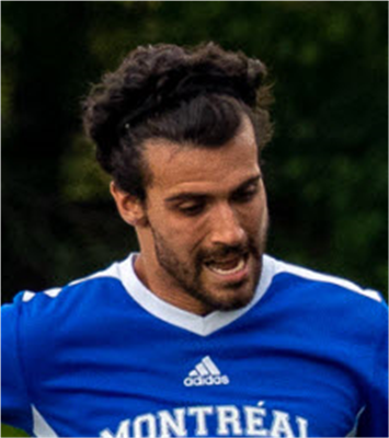 Adam Benmoussa joueur à CS Mont-Royal Outremont Adam Benmoussa, joueur à CS Mont-Royal Outremont