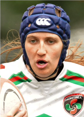 Manon Brousse, player at Rugby Club de Montréal