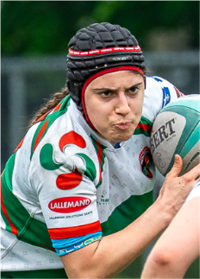 Solene Roche, player at Rugby Club de Montréal