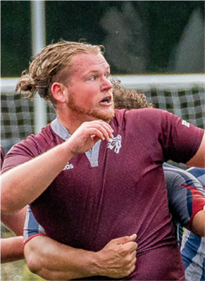 Ian Wells jugador de Université Ottawa Ian Wells, jugador de Université Ottawa