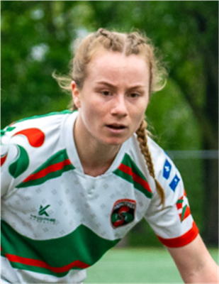 Emeline Delamarre, player at Rugby Club de Montréal