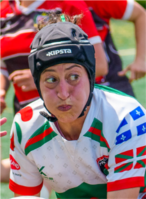 Yasmine Kessaci, player at Rugby Club de Montréal