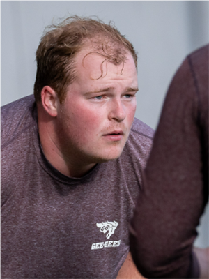 Connor Davidson jugador de Université Ottawa Connor Davidson, jugador de Université Ottawa