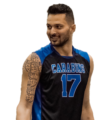 Nidhal Ridene, player at Université de Montréal