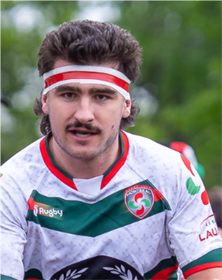 Nicolas Pommiers, player at Rugby Club de Montréal