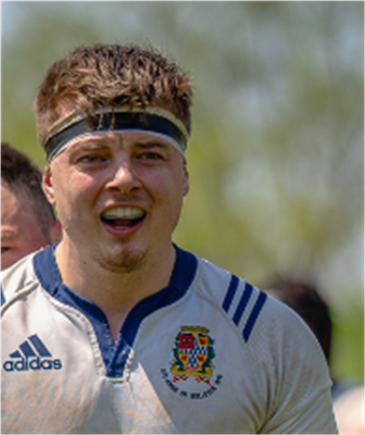 Liam John, jugador de Sainte-Anne-de-Bellevue RFC