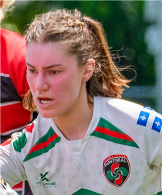 Elina Deschamps, player at Rugby Club de Montréal