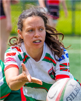 Aurélie Fabre, player at Rugby Club de Montréal