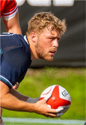 Gus Warr jugador de Sale Rugby Union Football Club Gus Warr, jugador de Sale Rugby Union Football Club